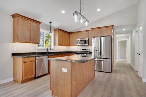 Wonderful Kitchen With Granite Counter Tops