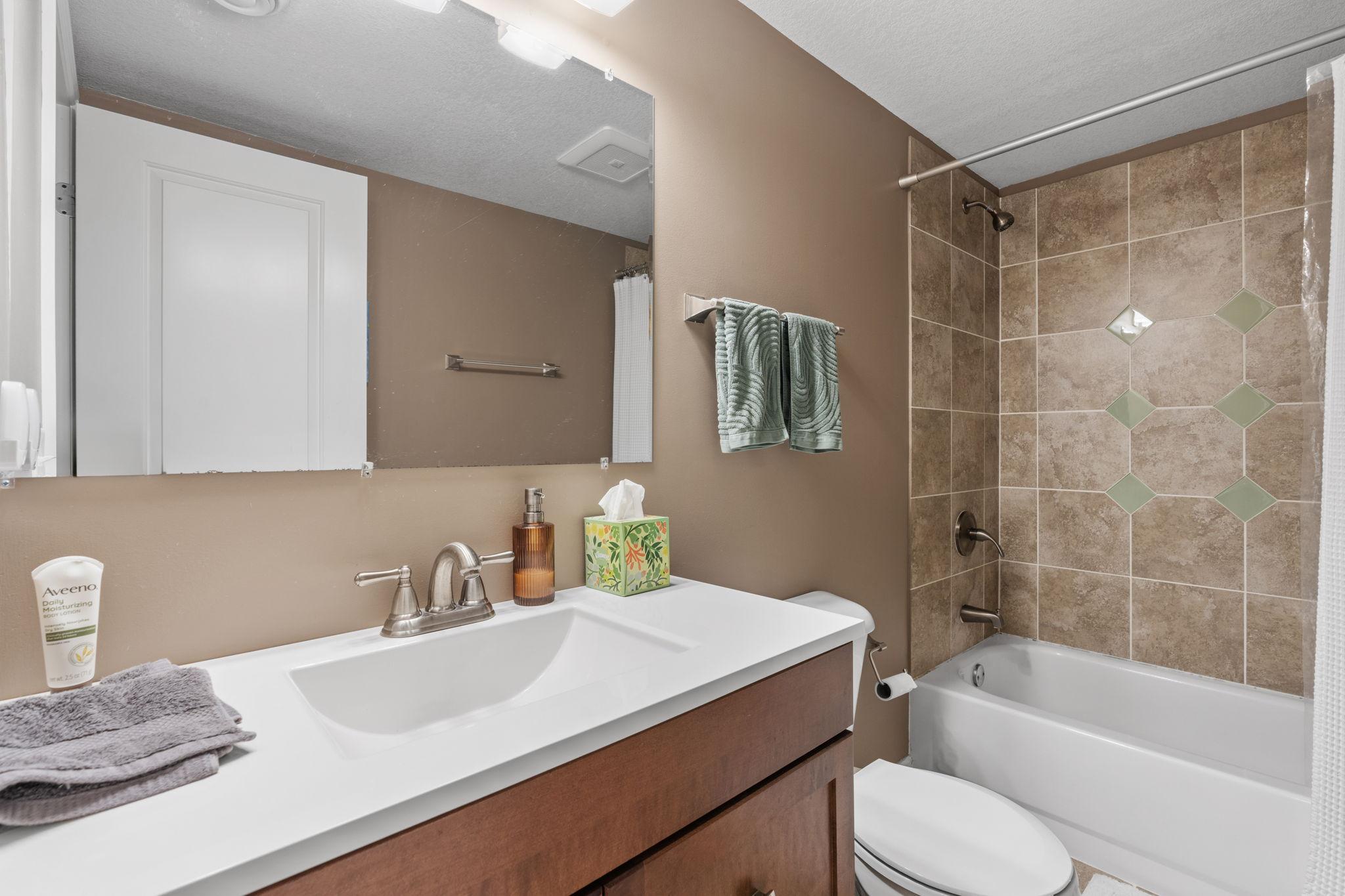 FULL lower level bathroom!