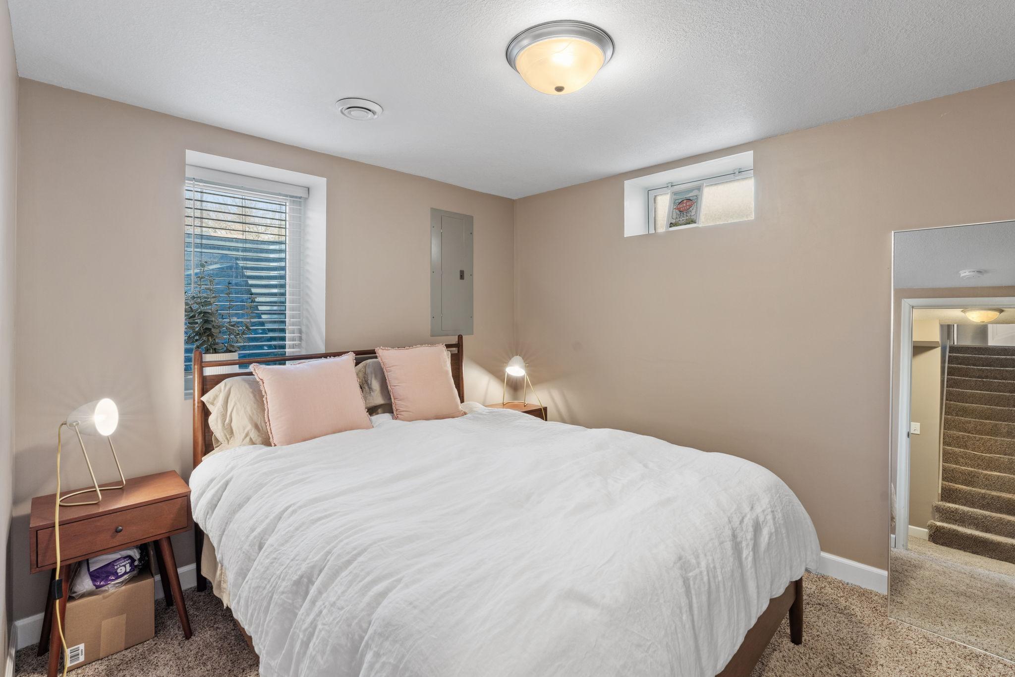 Lower level 3rd bedroom