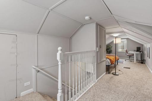 Upper level owner's suite with lots of space for an office!