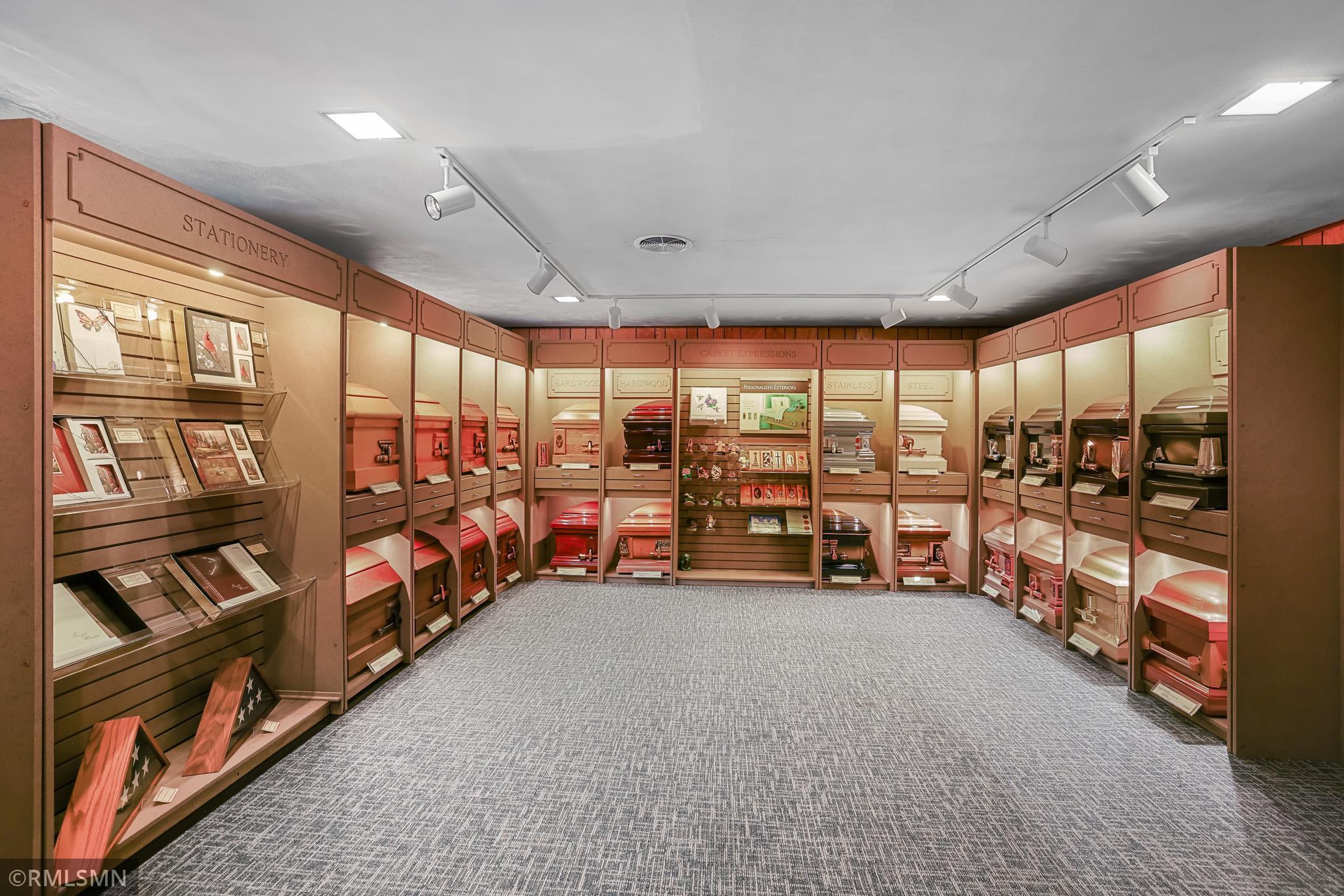 Lower level showroom