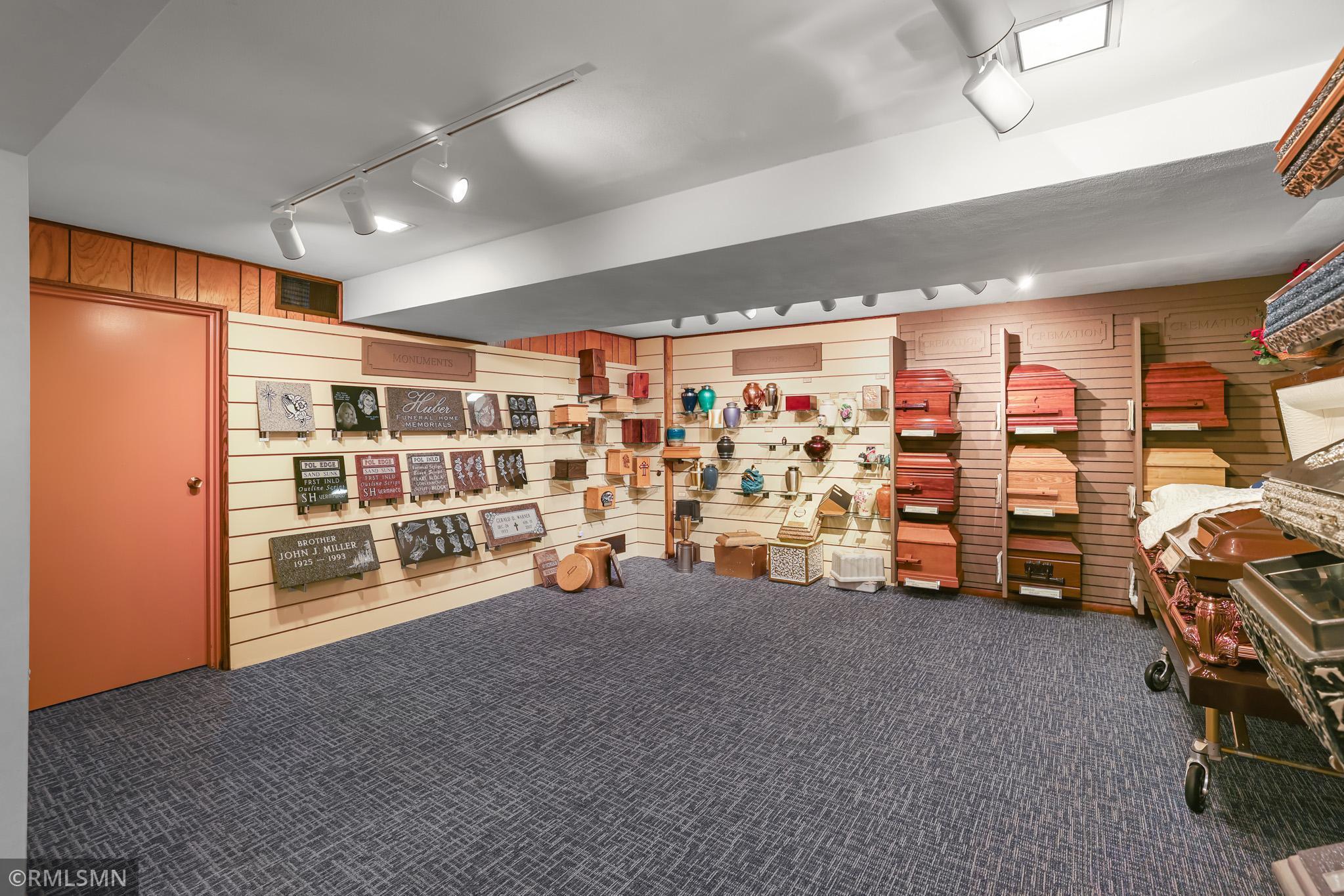 Lower level showroom