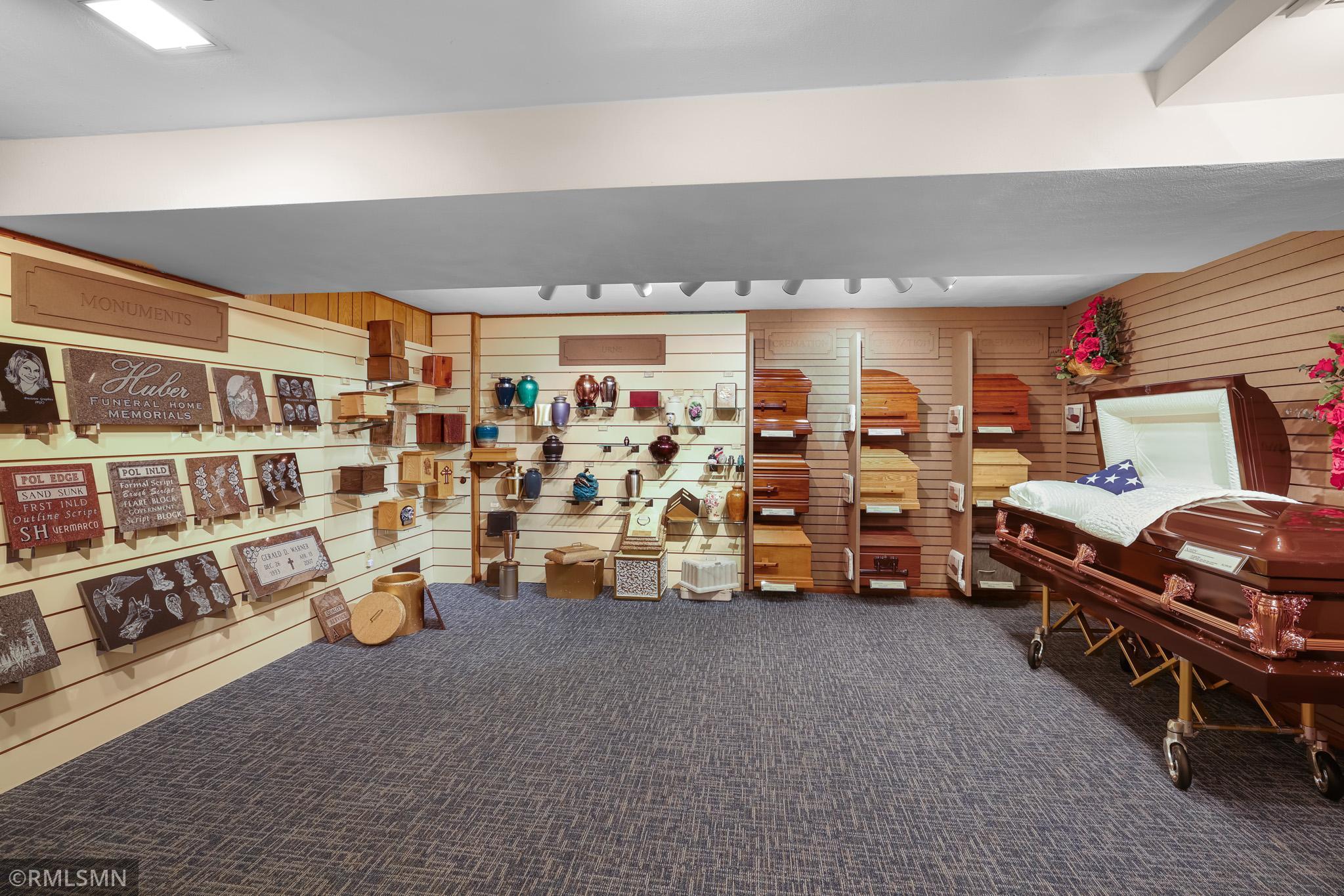 Lower level showroom