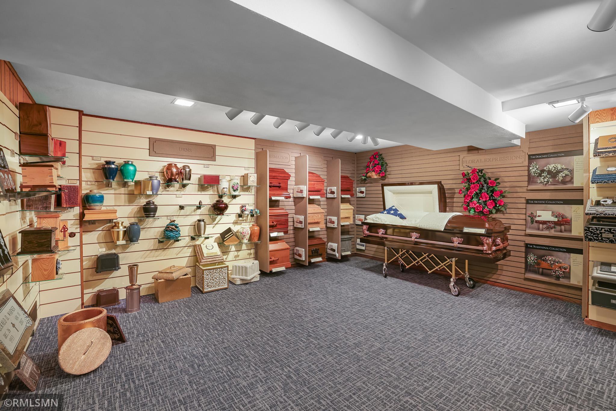 Lower level showroom