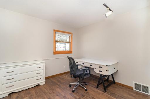 Bedroom that is currently being used as a office