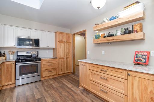The custom woodwork in this kitchen is gorgeous- even better than the photos!