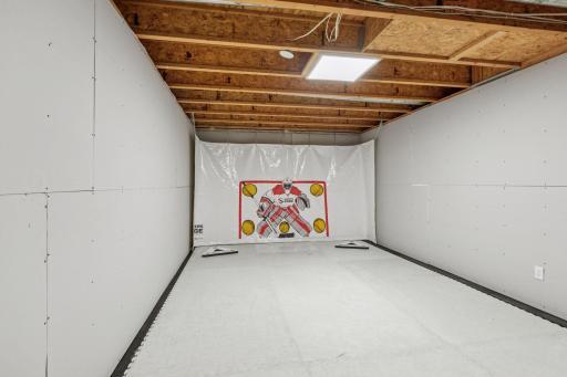 Lower Level Shooting Room w/Synthetic Ice