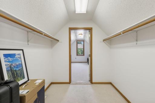 Upper level 3rd Bedroom pass through closet