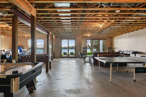 Let you imagination run wild with finishing the rest of the lower level. 10ft ceilings!