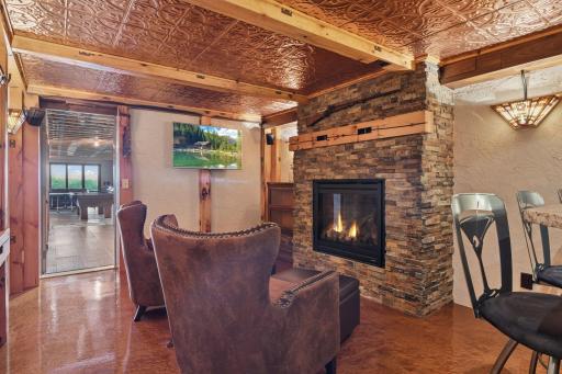 This room has it's own venting system should you choose to smoke cigars