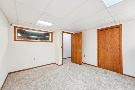 Bedroom 4 with Window to Large Storage Room