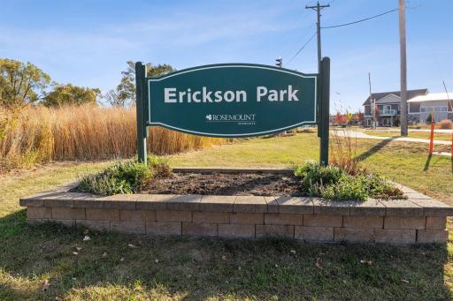 Erickson Park is a popular site for softball tournaments and leagues. It is also the site of the annual Leprechaun Days fireworks in July.