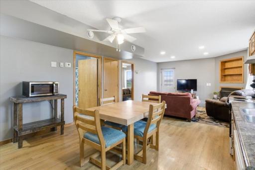 Updated ceiling fan and extra lighting