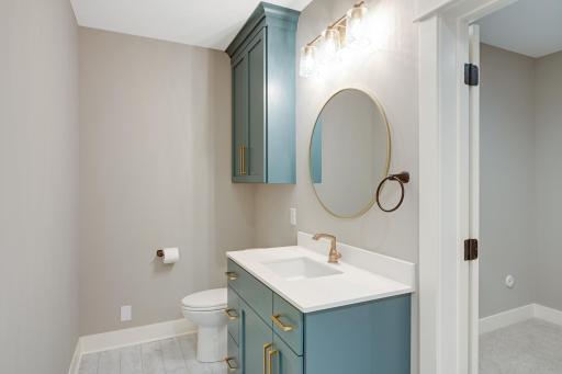Lower Level Ensuite Full Bath - Images shown are from previous model and representative of design, layout and finishes