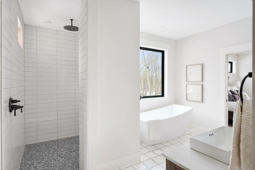 Primary Suite Full Bath - Images shown are from previous model and representative of design, layout and finishes
