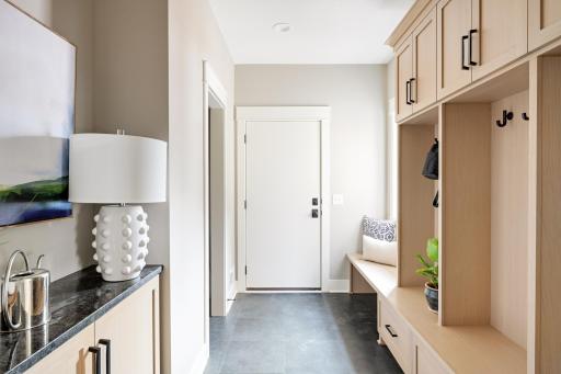 Mud Room -Images shown are from previous model and representative of design, layout and finishes