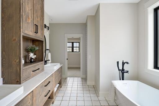 Primary Suite Full Bath - Images shown are from previous model and representative of design, layout and finishes