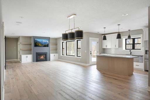 Lower Level Family Room - Images shown are from previous model and representative of design, layout and finishes