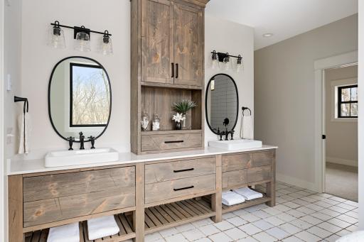 Primary Suite Full Bath - Images shown are from previous model and representative of design, layout and finishes