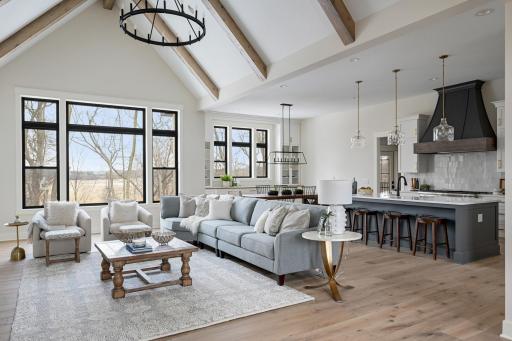 Main Level Great Room - Images shown are from previous model and representative of design, layout and finishes