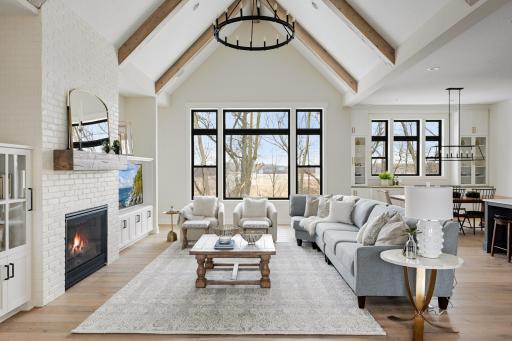 Main Level Great Room - Images shown are from previous model and representative of design, layout and finishes