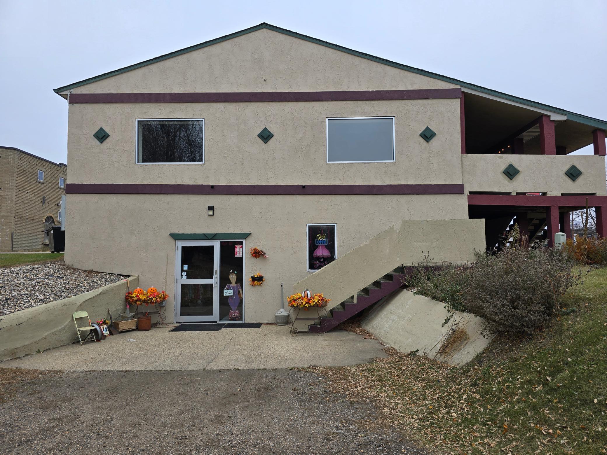 Lower level entrance