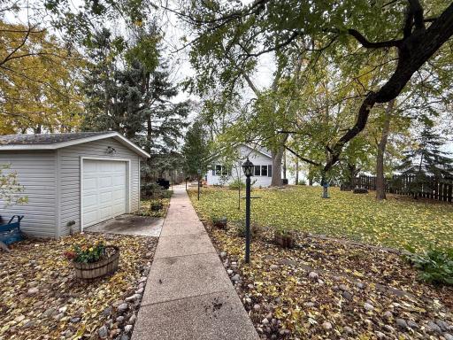 Sidewalk to Home - with Storage Shed