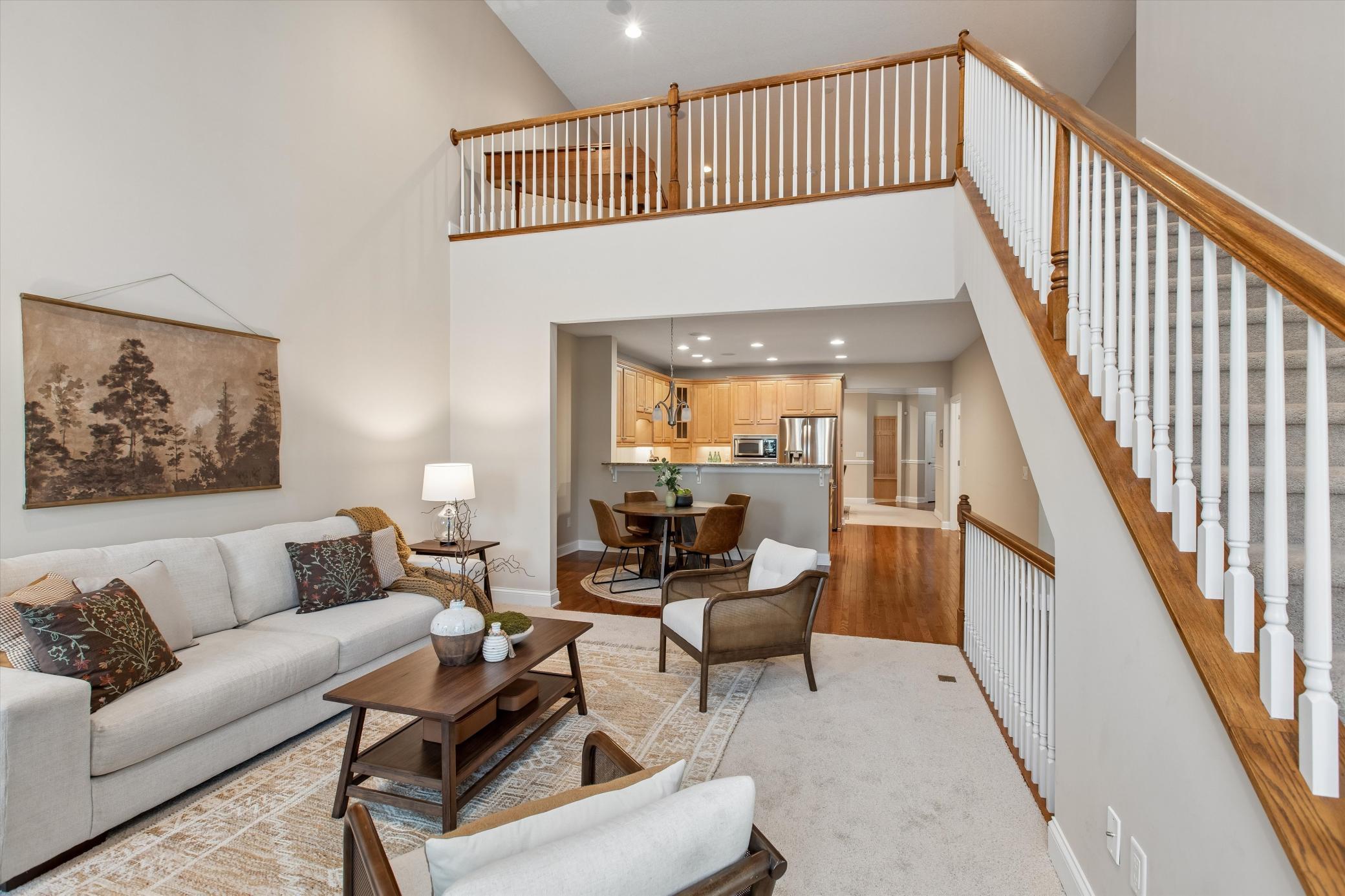 Inviting main-level layout