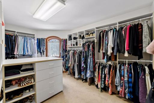 Part of primary's closet