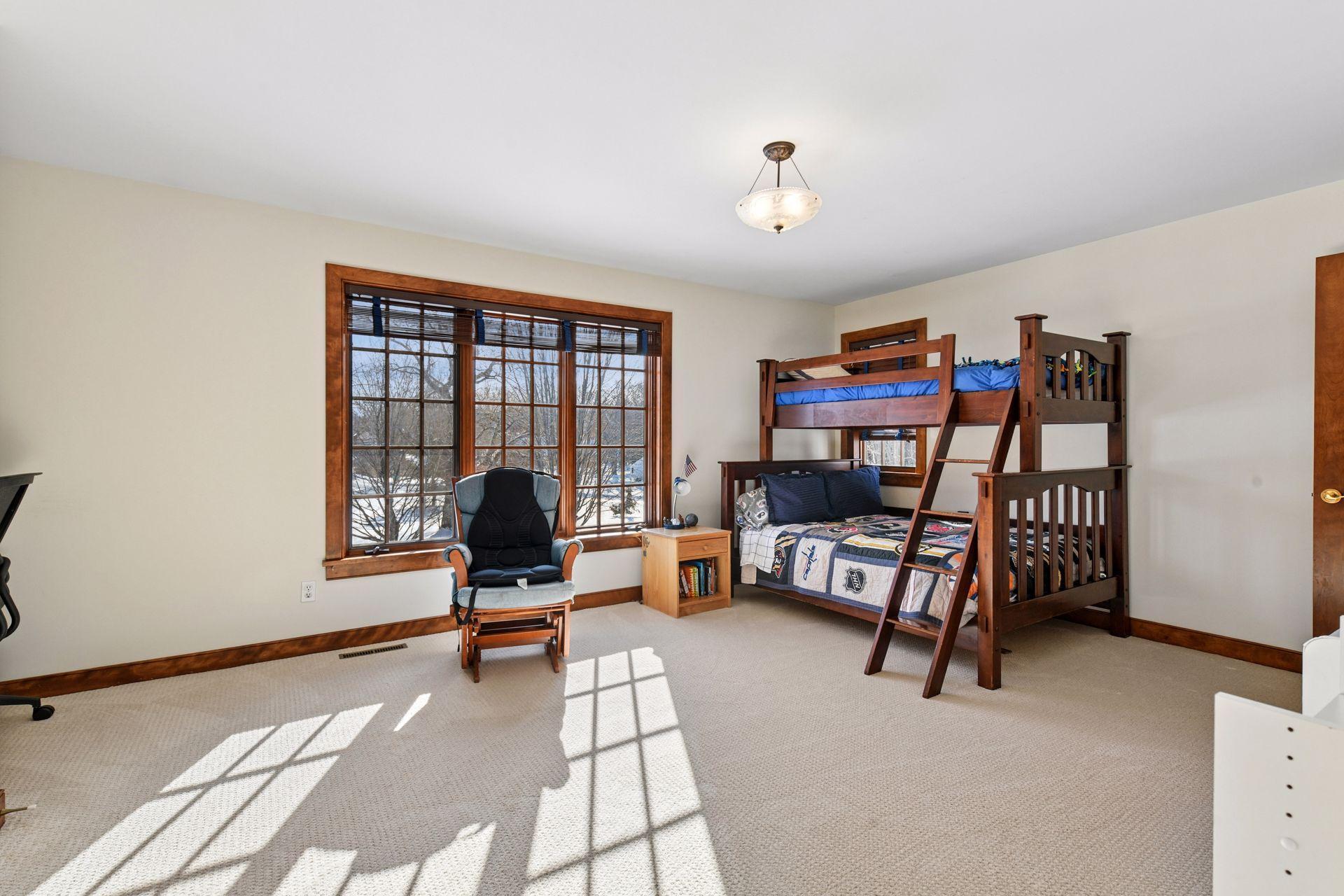 South wing bedroom, large and with a view