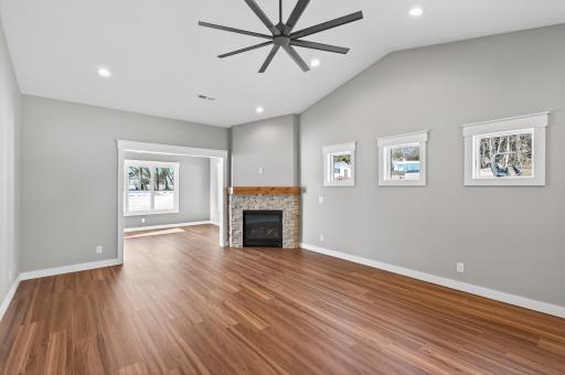 Photo of a model home, finishes will vary