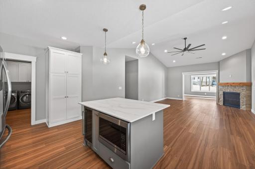 Photo of a model home, finishes will vary