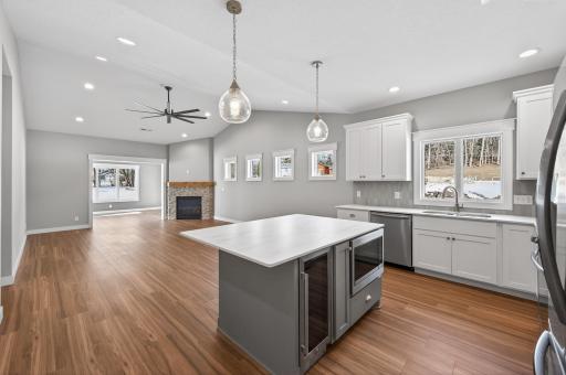 Photo of a model home, finishes will vary