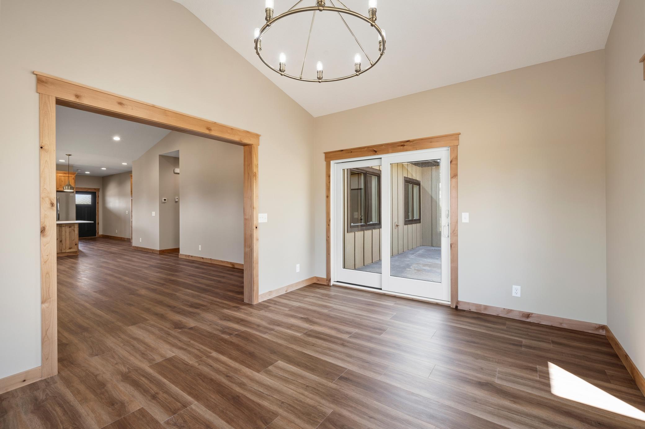Sunroom leads to private patio!