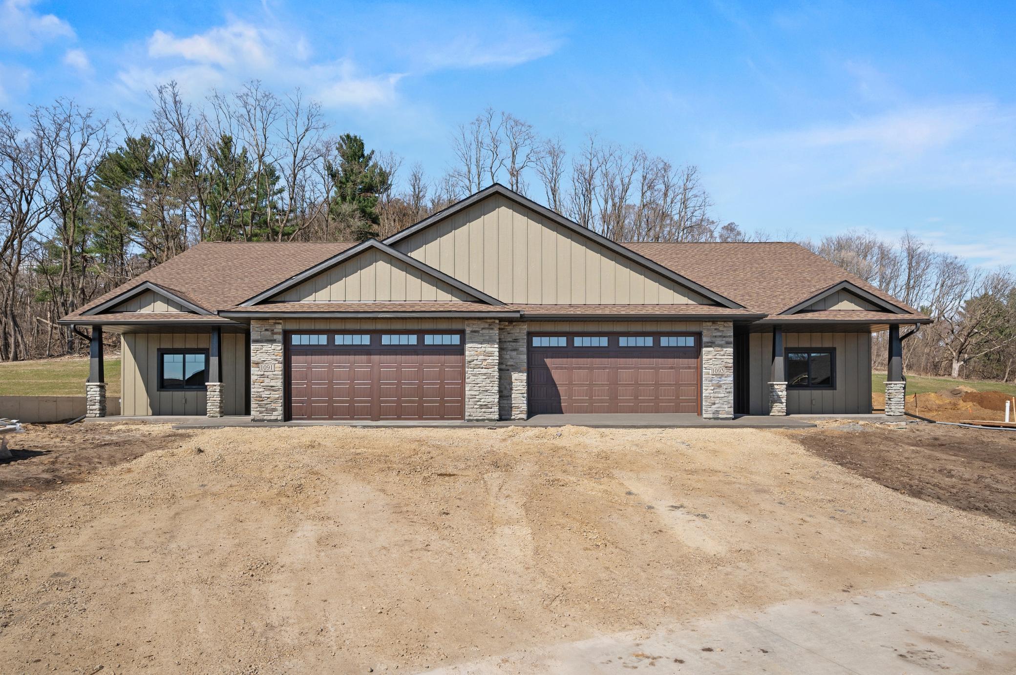 Completed New Construction Luxury Twin Home is ready to move in!