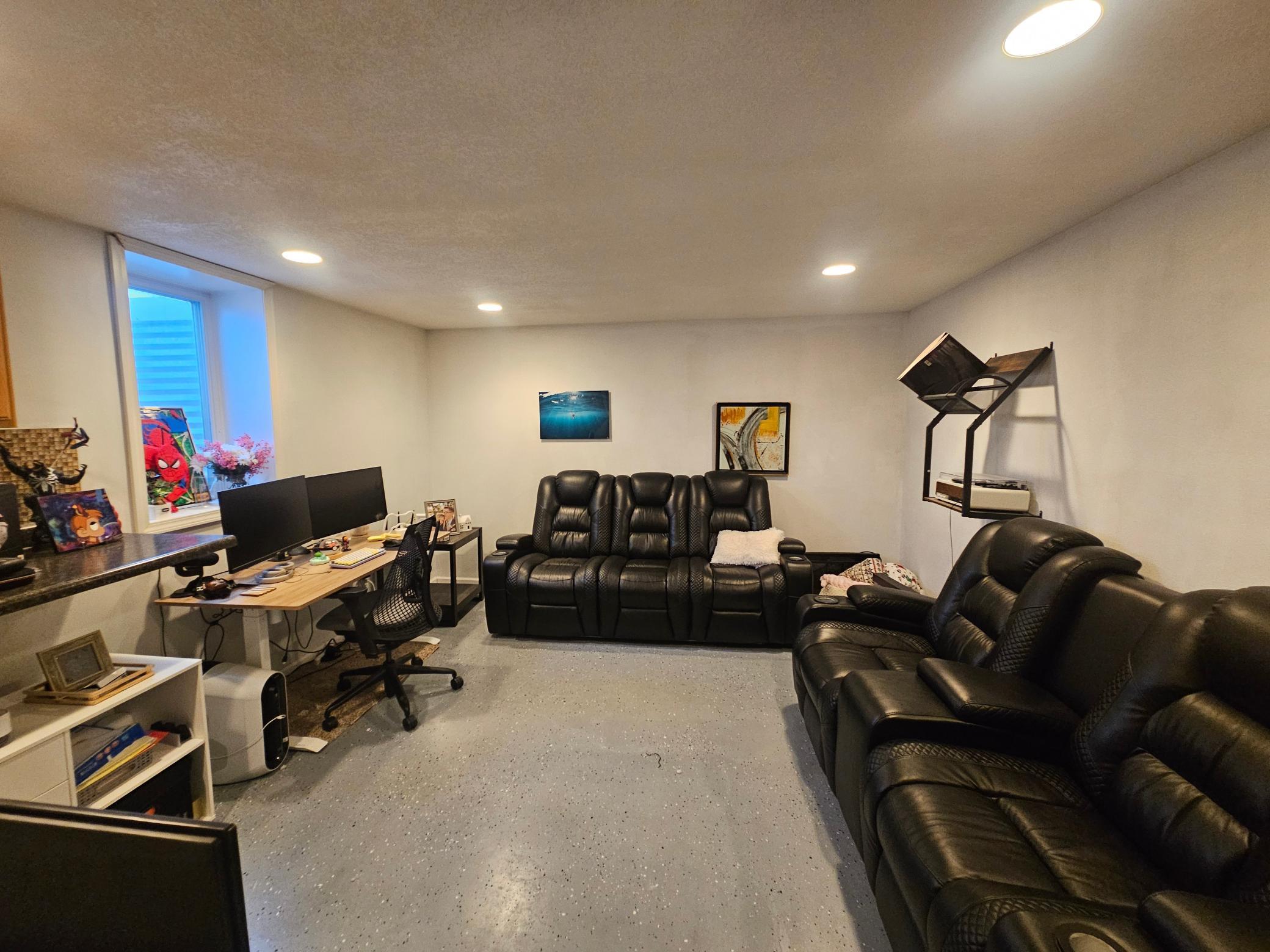 Basement office/bonus room