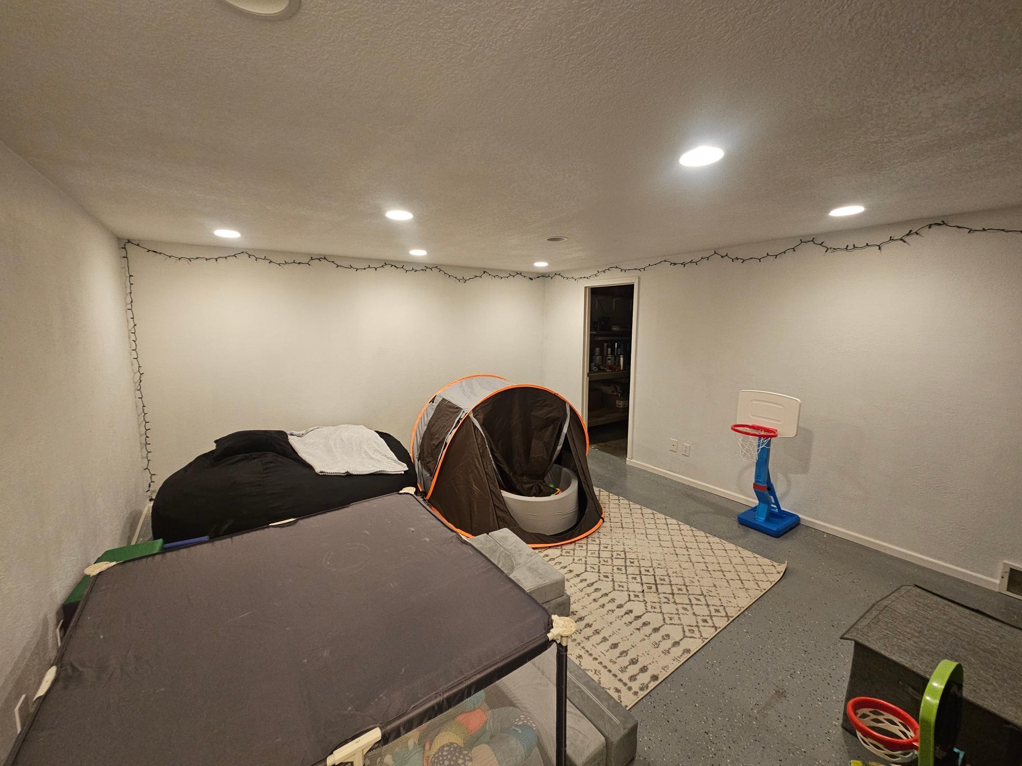 basement living room