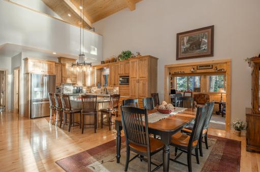 This open concept home allows for great conversations with guests