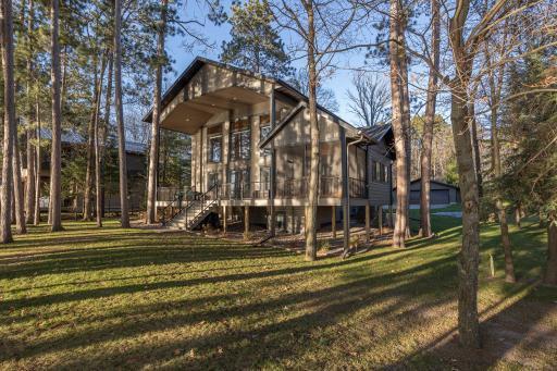 Lakeside views of home located at 197 Broadwater Lane Ne Longville