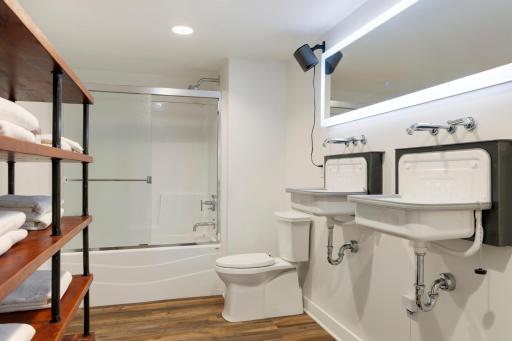 2nd Floor - Full Bathroom, in-between bedrooms.