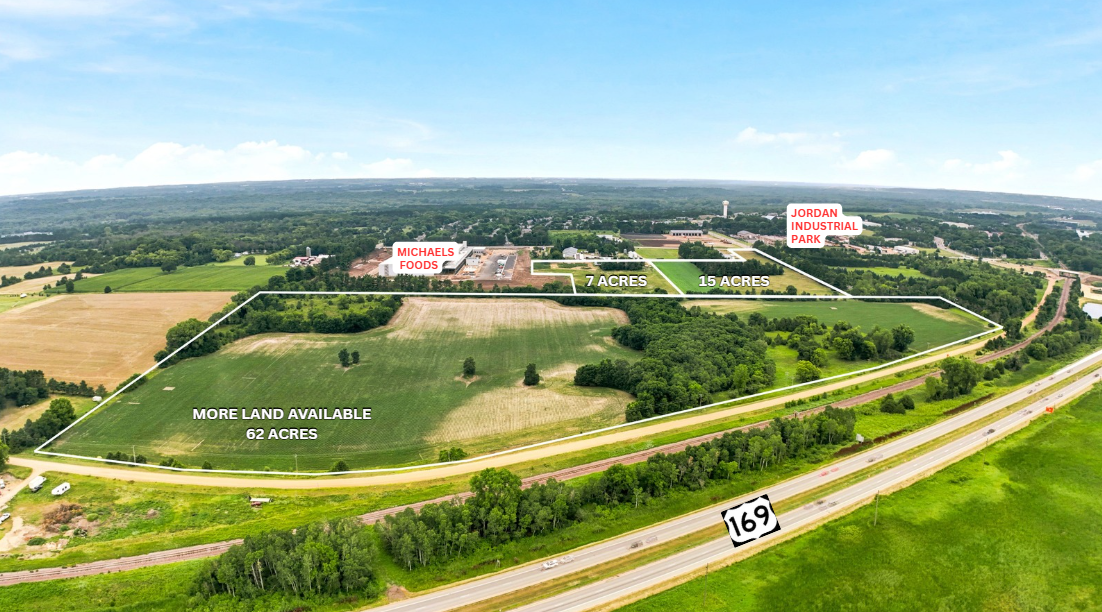 15 Acres commercial land near Jordan Industrial Park and the new Jordan interchange. More (commercial) land available to the south