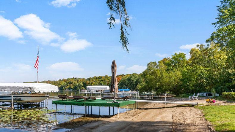 Ample space for a private dock, boat lift, or lakeside seating area.