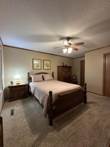 Spacious primary bedroom