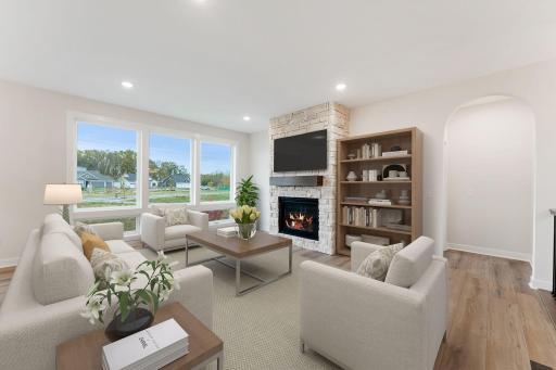 Living Room - Virtually Staged