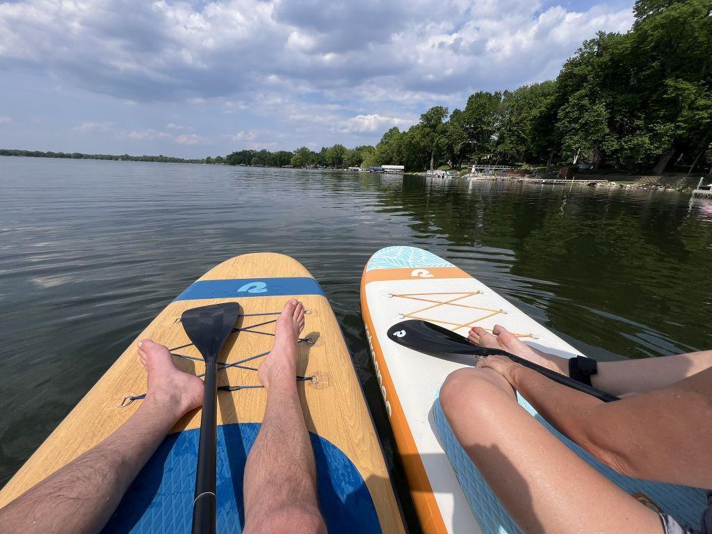 Kayak or paddle the quiet waters of Lake John.