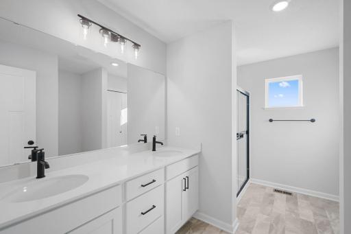 Owner's Bathroom (Photo of similar home - Colors and selections will vary)