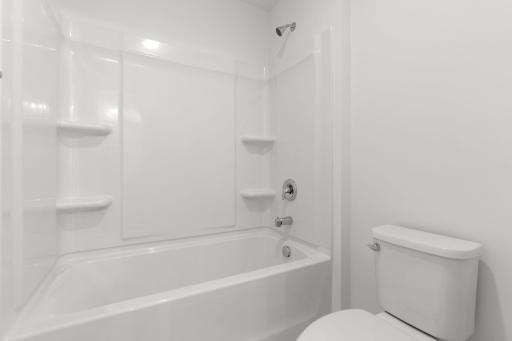 Jack & Jill Upper Level Bathroom (Photo of similar home - Colors and selections will vary)