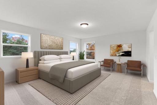 Owner's Suite (Photo of similar home - Colors and selections will vary)