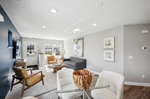 Tons of natural light adorn this lovely home!