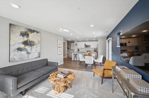 Enjoy this former model home and the spacious floorplan!
